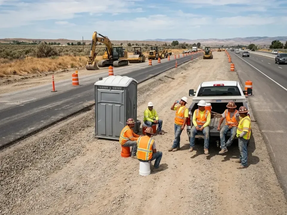 highway-road-construction-crew-007 — frequently asked questions, Porta Potty and Restroom Rentals in Rugby, ND